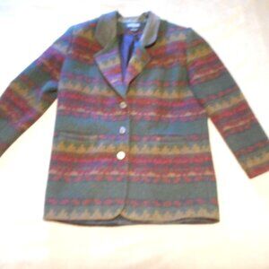 Vintage Blazer Jacket Aztec design Braetan